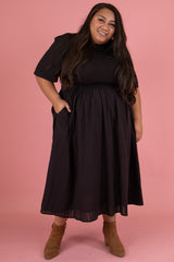 Euphemia Black Dress