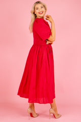 Euphemia Crimson Dress