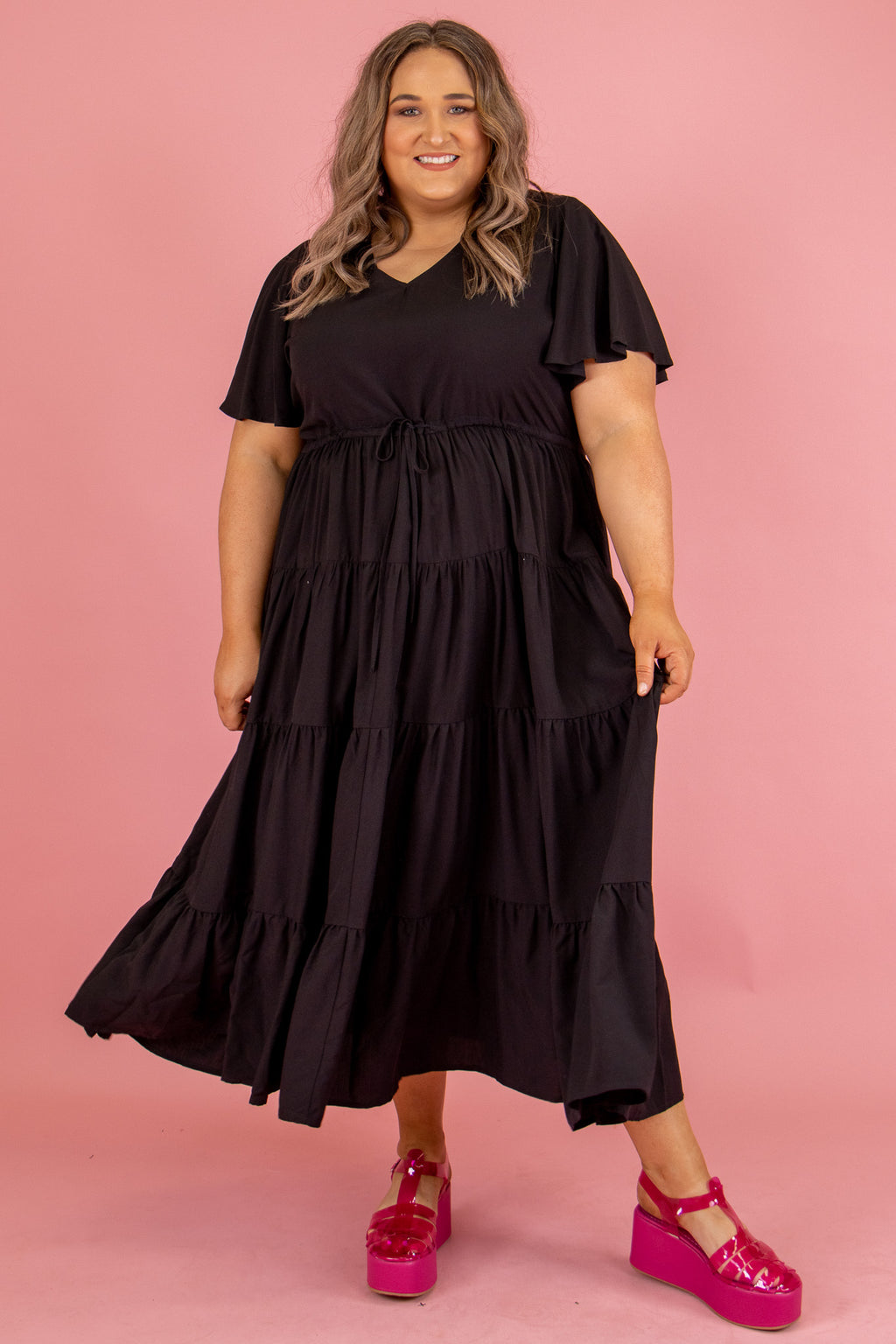 Black maxi sales dress size 22