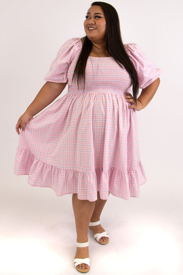 Sophia Gingham Dress