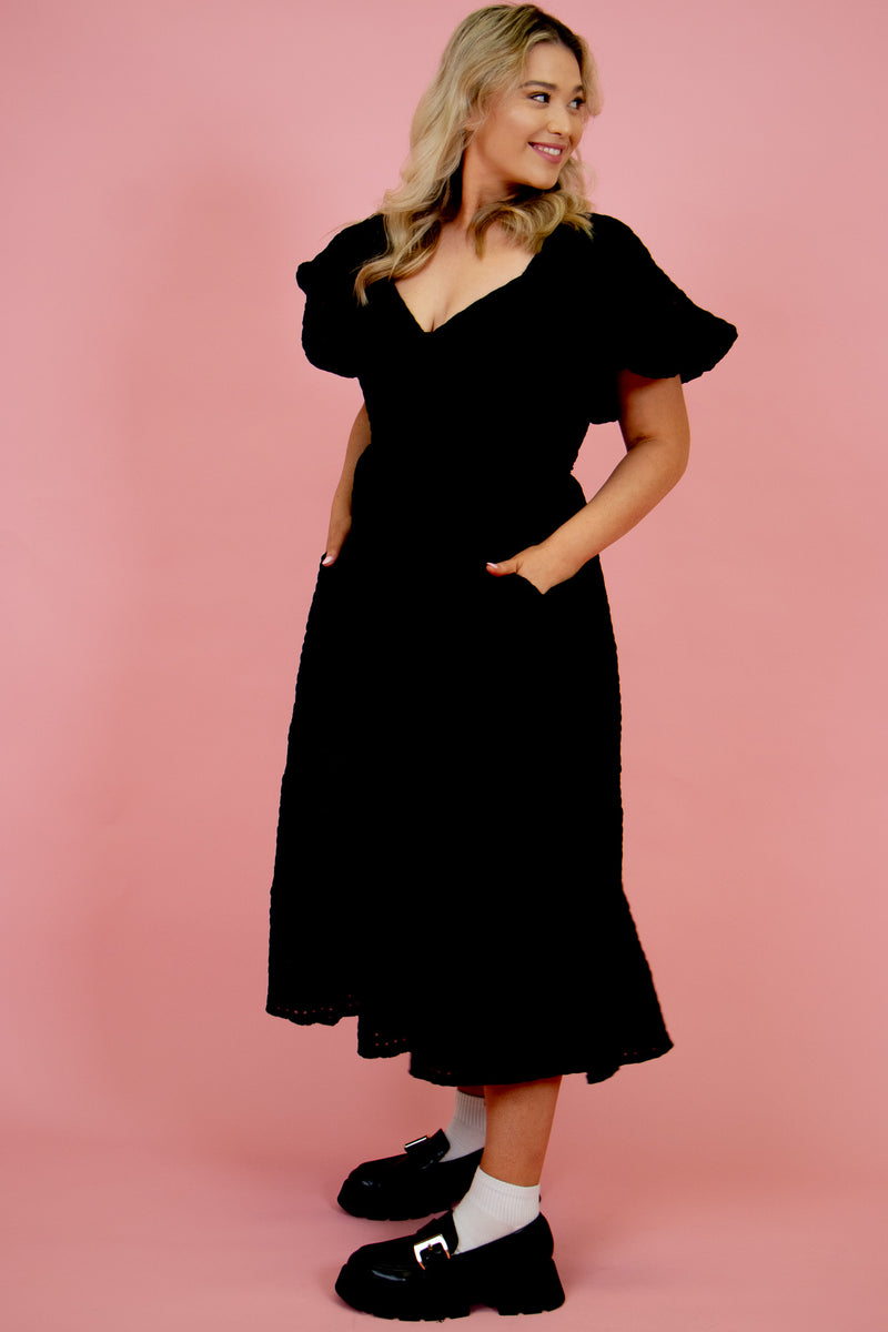 Lilibet Black Dress
